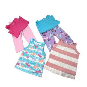 Toddler Girl's - 2 Leggings and 4 Shirts - Size‎ 2T